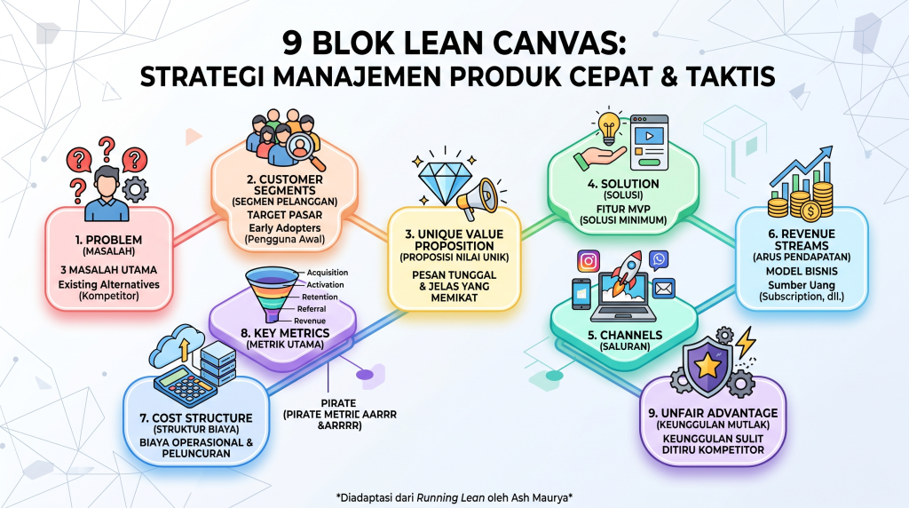 9 blok lean canvas