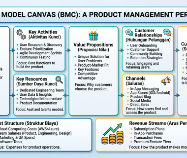 business model canvas dalam product management